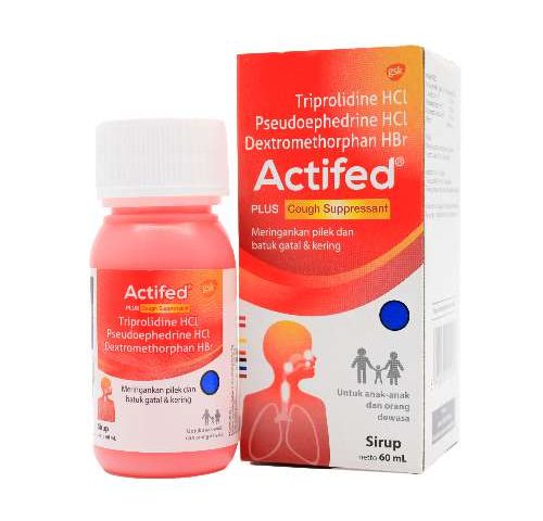 ACTIFED PLUS COUGH SUPPRESSANT 60 ml