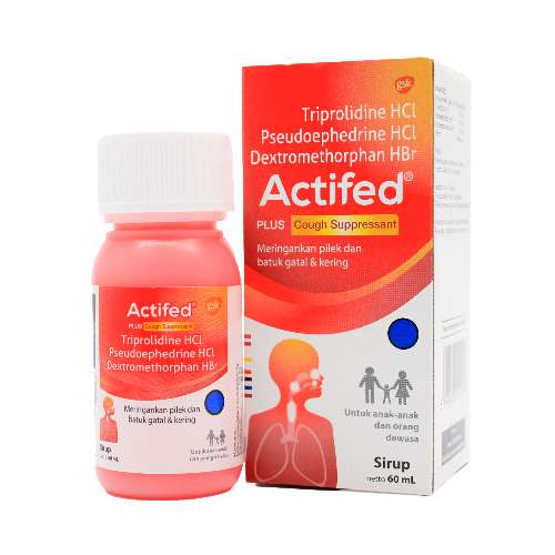 ACTIFED PLUS COUGH SUPPRESSANT 60 ml